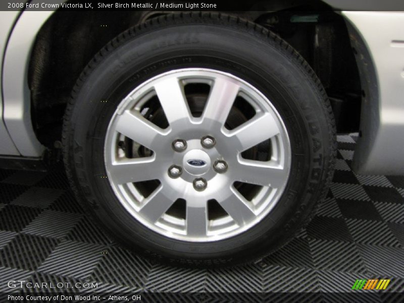 Silver Birch Metallic / Medium Light Stone 2008 Ford Crown Victoria LX