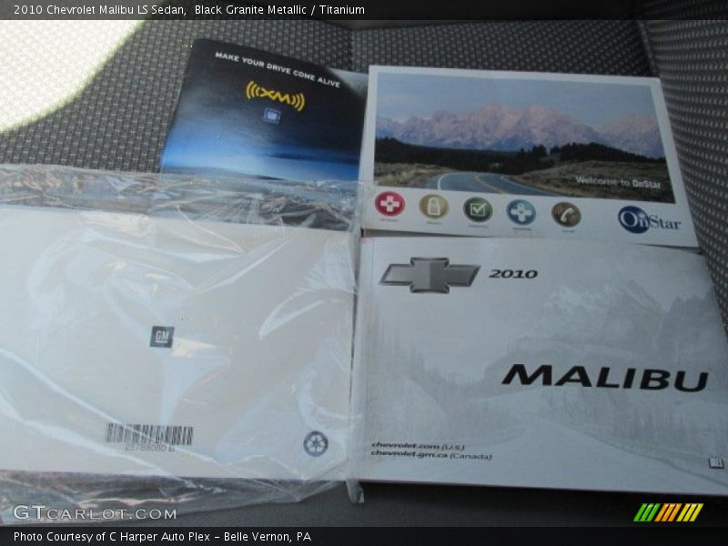 Black Granite Metallic / Titanium 2010 Chevrolet Malibu LS Sedan