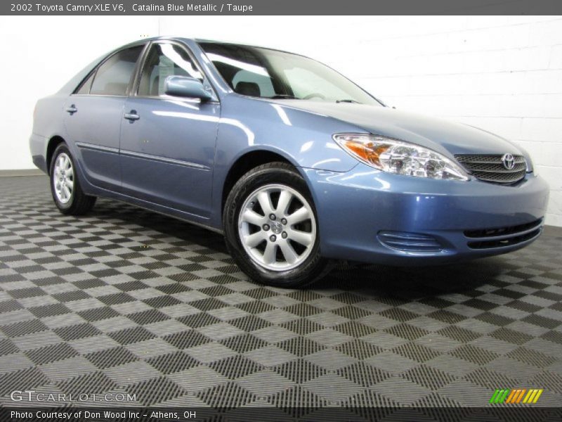 Catalina Blue Metallic / Taupe 2002 Toyota Camry XLE V6