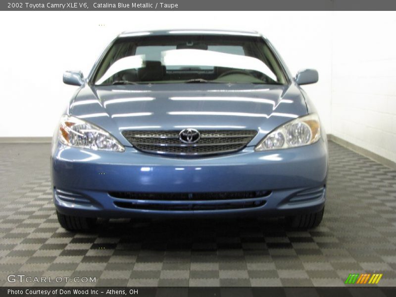 Catalina Blue Metallic / Taupe 2002 Toyota Camry XLE V6