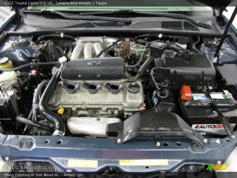 Catalina Blue Metallic / Taupe 2002 Toyota Camry XLE V6