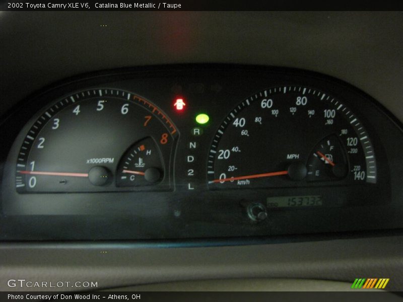 Catalina Blue Metallic / Taupe 2002 Toyota Camry XLE V6
