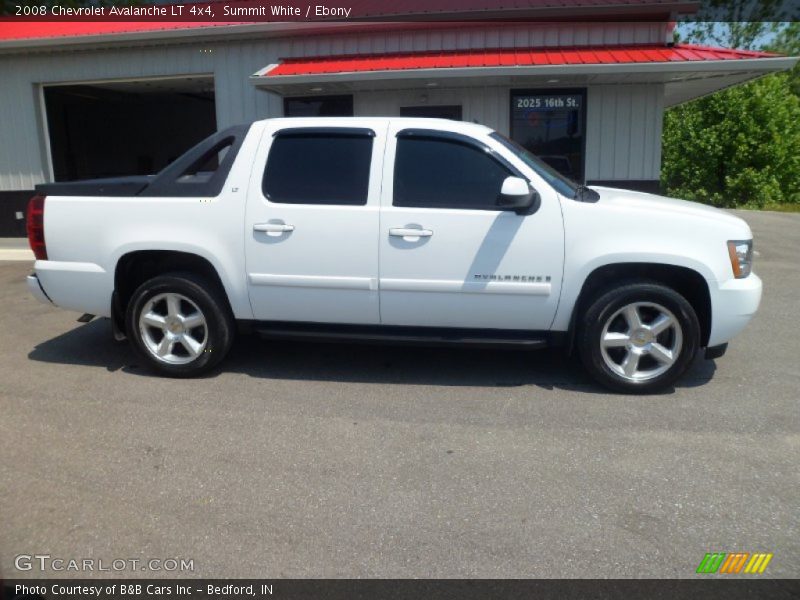 Summit White / Ebony 2008 Chevrolet Avalanche LT 4x4