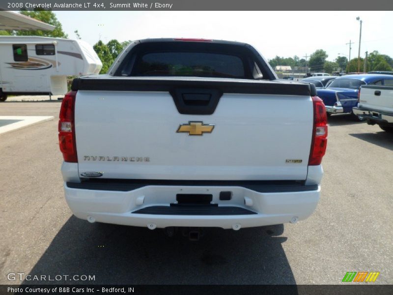 Summit White / Ebony 2008 Chevrolet Avalanche LT 4x4