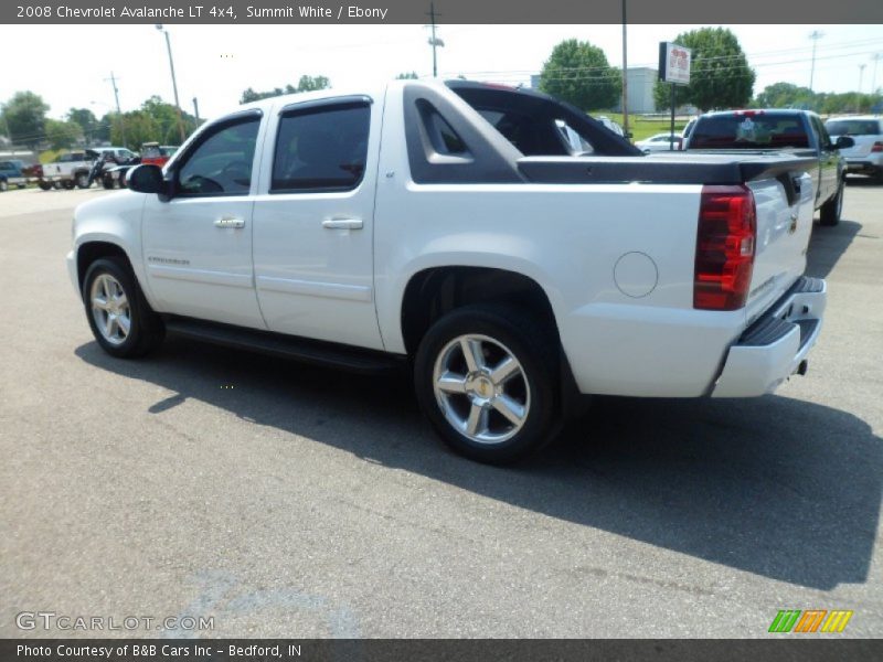 Summit White / Ebony 2008 Chevrolet Avalanche LT 4x4