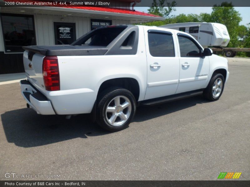 Summit White / Ebony 2008 Chevrolet Avalanche LT 4x4