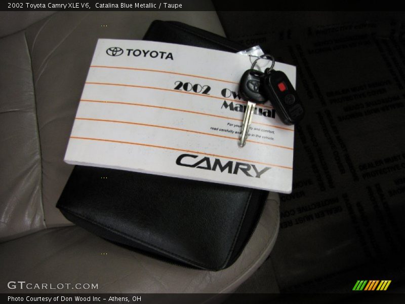 Catalina Blue Metallic / Taupe 2002 Toyota Camry XLE V6