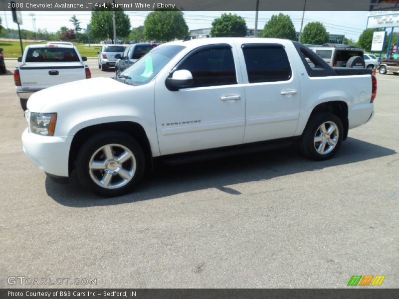 Summit White / Ebony 2008 Chevrolet Avalanche LT 4x4
