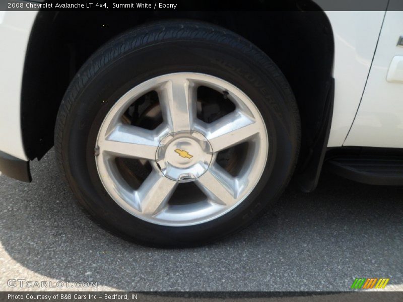 Summit White / Ebony 2008 Chevrolet Avalanche LT 4x4