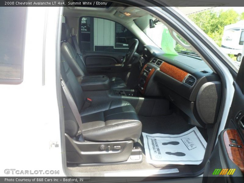 Summit White / Ebony 2008 Chevrolet Avalanche LT 4x4