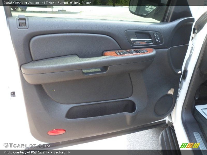 Summit White / Ebony 2008 Chevrolet Avalanche LT 4x4