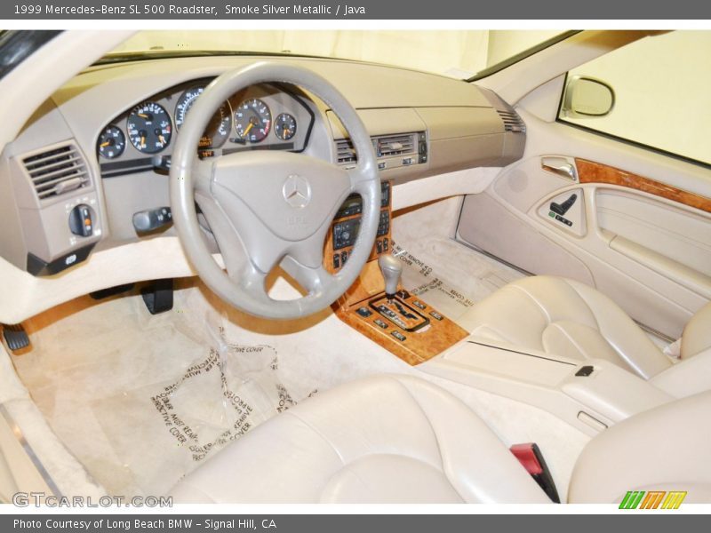 Smoke Silver Metallic / Java 1999 Mercedes-Benz SL 500 Roadster