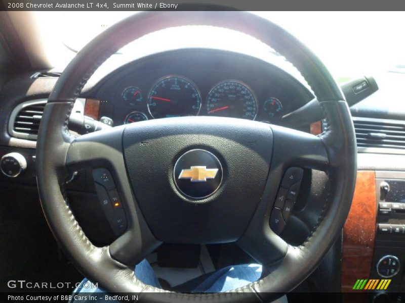 Summit White / Ebony 2008 Chevrolet Avalanche LT 4x4