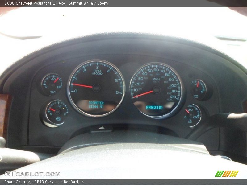 Summit White / Ebony 2008 Chevrolet Avalanche LT 4x4