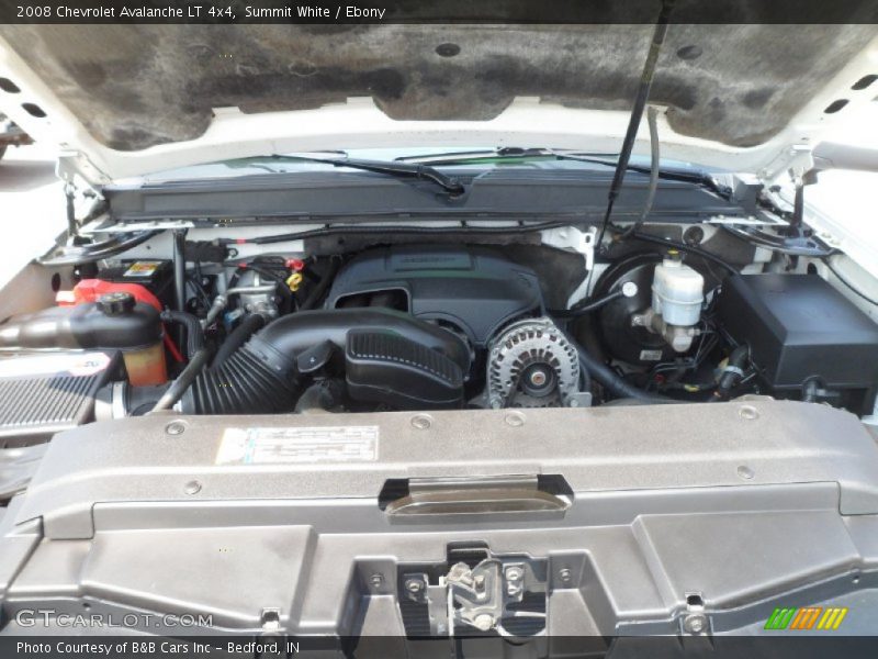 Summit White / Ebony 2008 Chevrolet Avalanche LT 4x4