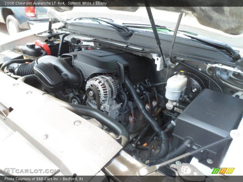 Summit White / Ebony 2008 Chevrolet Avalanche LT 4x4