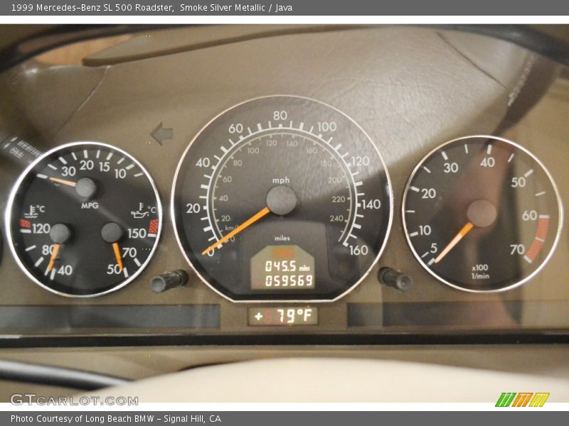 Smoke Silver Metallic / Java 1999 Mercedes-Benz SL 500 Roadster