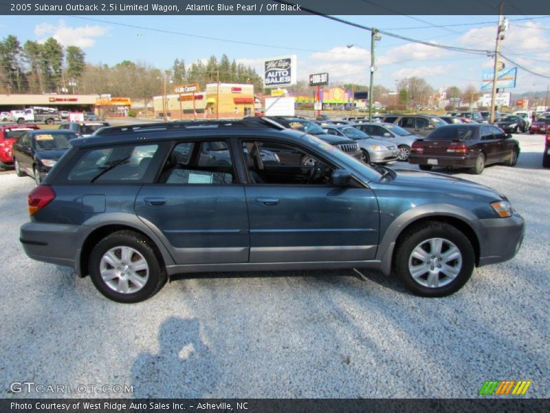 Atlantic Blue Pearl / Off Black 2005 Subaru Outback 2.5i Limited Wagon
