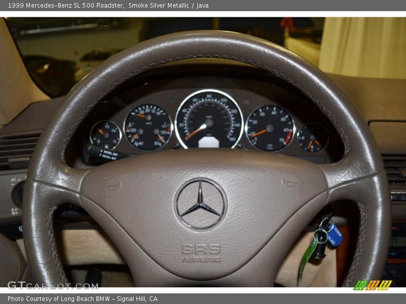 Smoke Silver Metallic / Java 1999 Mercedes-Benz SL 500 Roadster