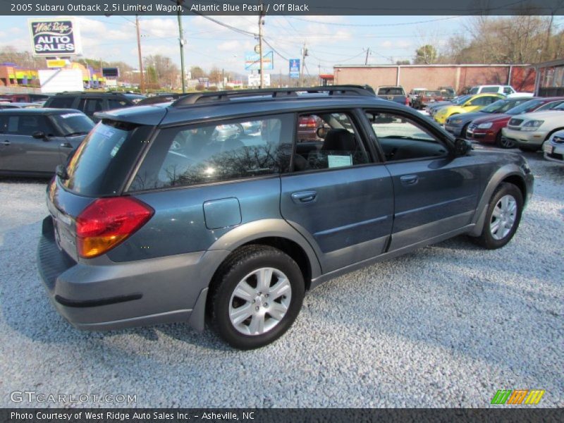 Atlantic Blue Pearl / Off Black 2005 Subaru Outback 2.5i Limited Wagon