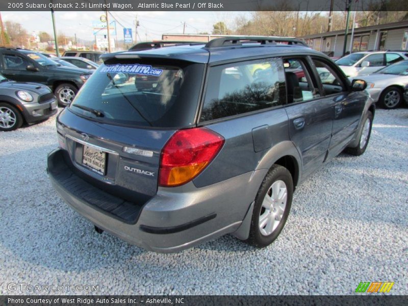 Atlantic Blue Pearl / Off Black 2005 Subaru Outback 2.5i Limited Wagon