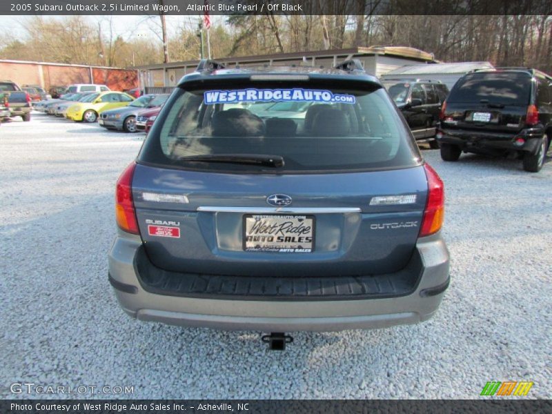 Atlantic Blue Pearl / Off Black 2005 Subaru Outback 2.5i Limited Wagon