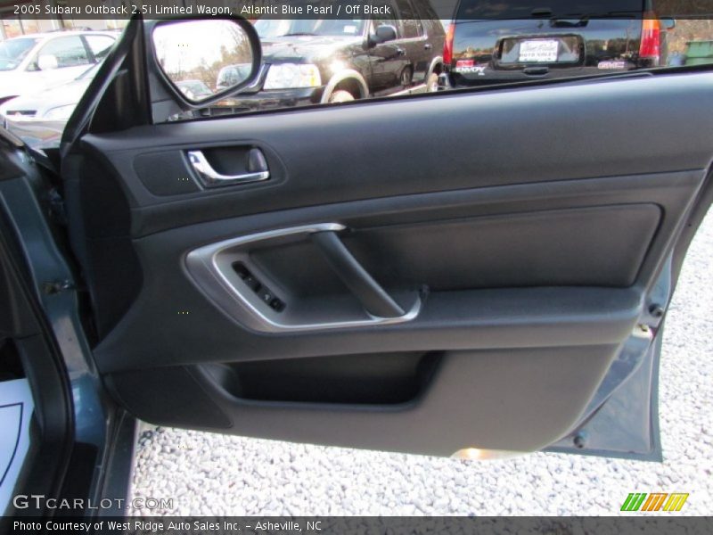 Atlantic Blue Pearl / Off Black 2005 Subaru Outback 2.5i Limited Wagon