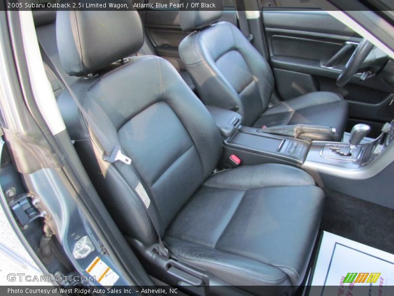 Atlantic Blue Pearl / Off Black 2005 Subaru Outback 2.5i Limited Wagon