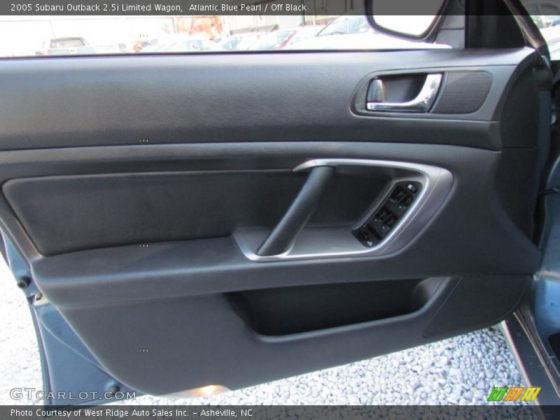 Atlantic Blue Pearl / Off Black 2005 Subaru Outback 2.5i Limited Wagon