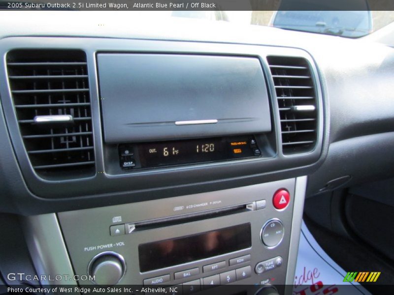 Atlantic Blue Pearl / Off Black 2005 Subaru Outback 2.5i Limited Wagon