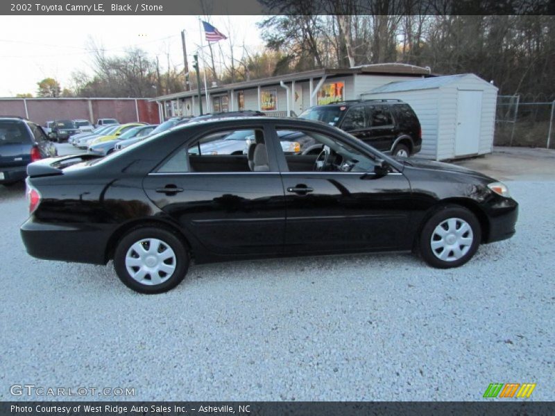 Black / Stone 2002 Toyota Camry LE