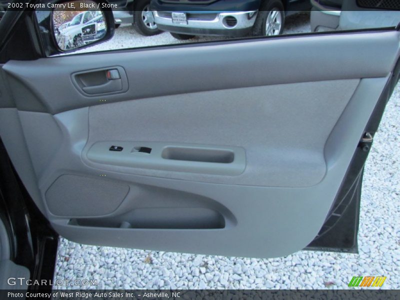 Black / Stone 2002 Toyota Camry LE