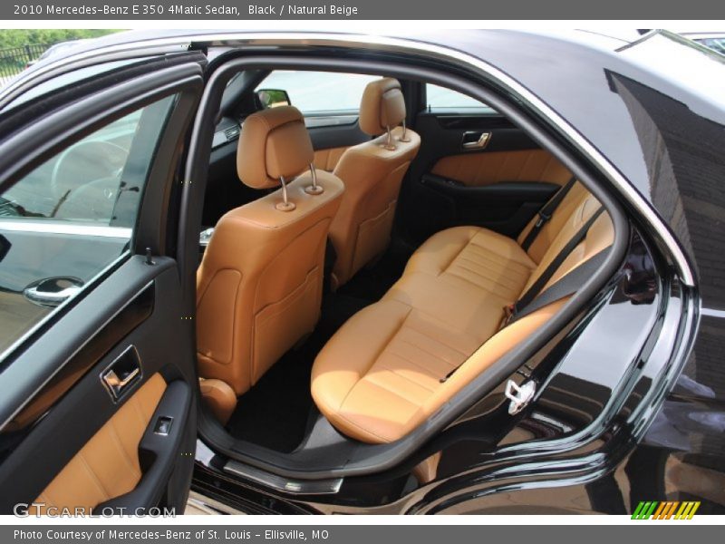 Black / Natural Beige 2010 Mercedes-Benz E 350 4Matic Sedan