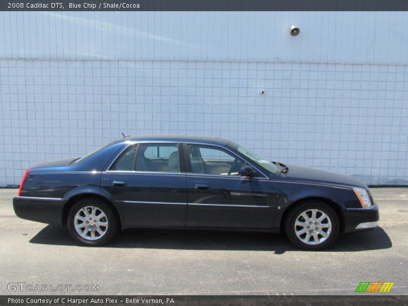 Blue Chip / Shale/Cocoa 2008 Cadillac DTS
