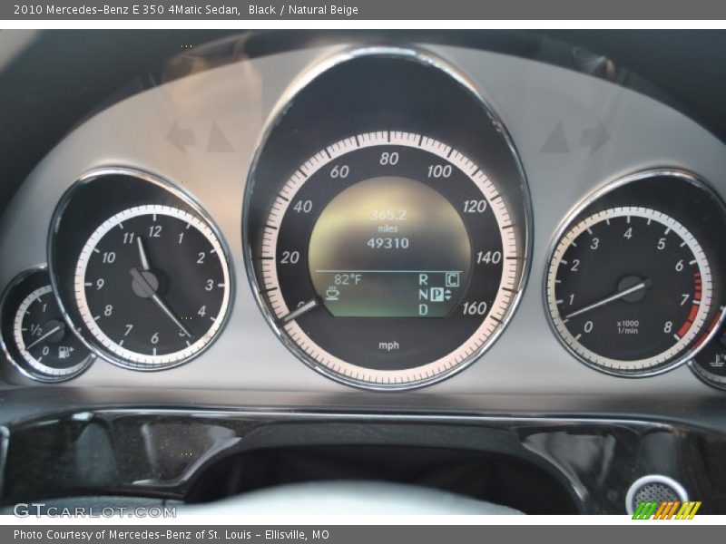Black / Natural Beige 2010 Mercedes-Benz E 350 4Matic Sedan