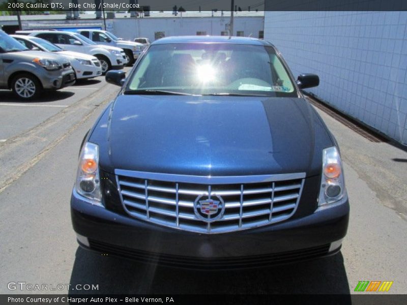 Blue Chip / Shale/Cocoa 2008 Cadillac DTS