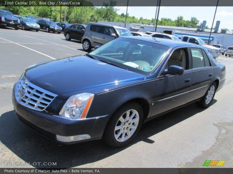 Blue Chip / Shale/Cocoa 2008 Cadillac DTS