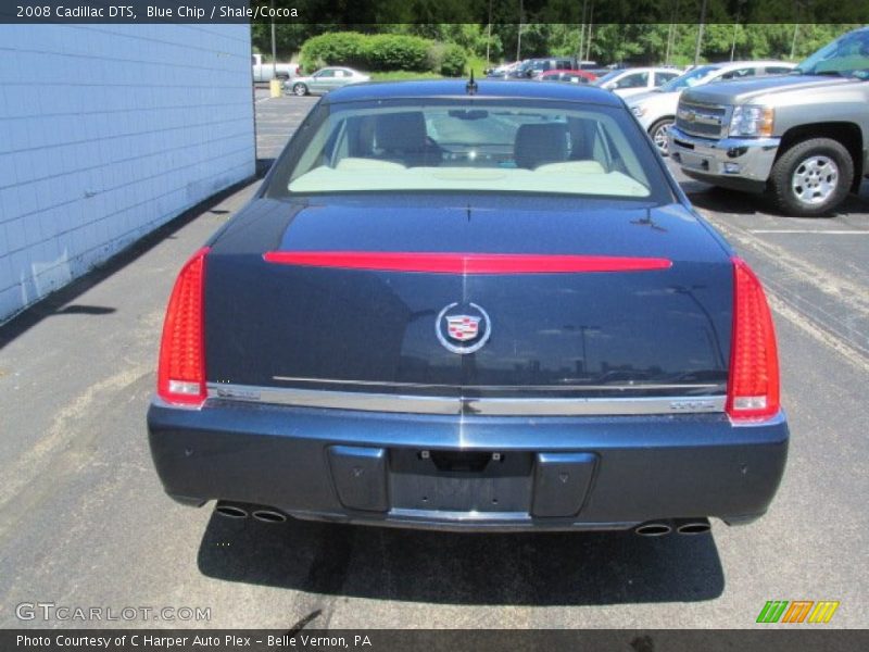 Blue Chip / Shale/Cocoa 2008 Cadillac DTS
