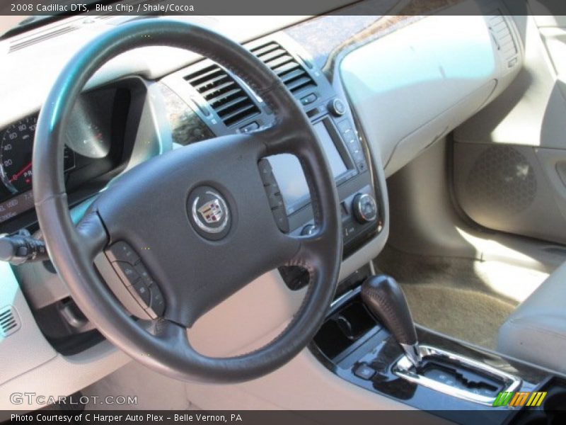 Blue Chip / Shale/Cocoa 2008 Cadillac DTS