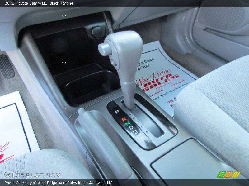 Black / Stone 2002 Toyota Camry LE