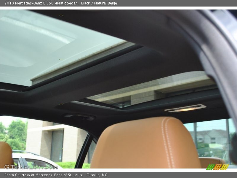 Black / Natural Beige 2010 Mercedes-Benz E 350 4Matic Sedan