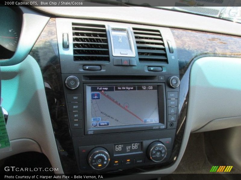 Blue Chip / Shale/Cocoa 2008 Cadillac DTS