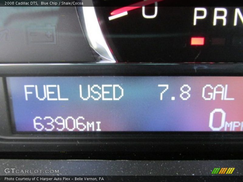 Blue Chip / Shale/Cocoa 2008 Cadillac DTS