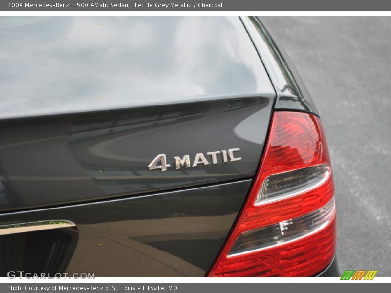 Tectite Grey Metallic / Charcoal 2004 Mercedes-Benz E 500 4Matic Sedan