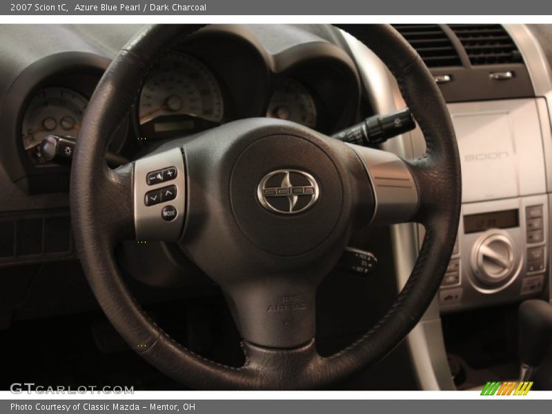Azure Blue Pearl / Dark Charcoal 2007 Scion tC