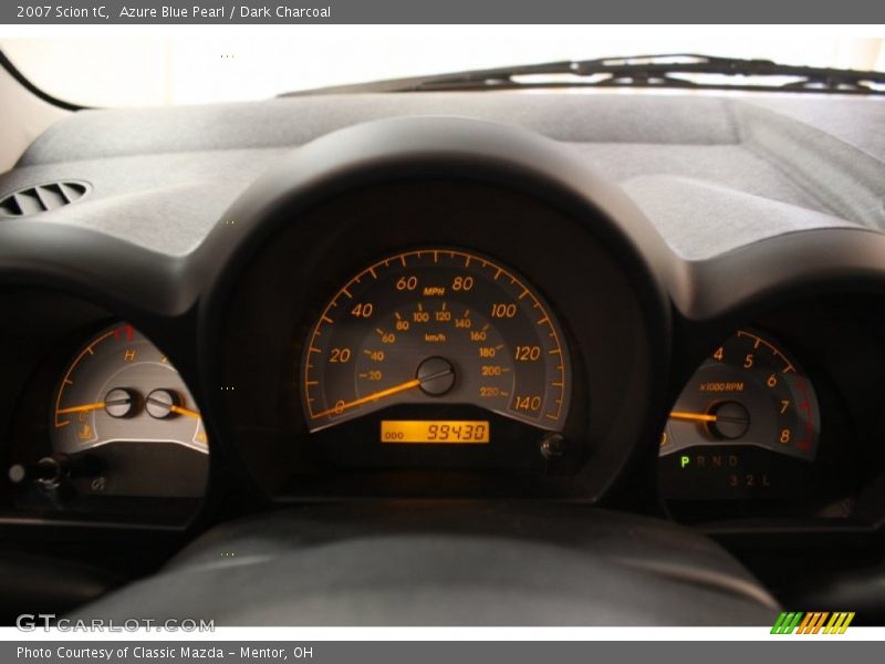 Azure Blue Pearl / Dark Charcoal 2007 Scion tC