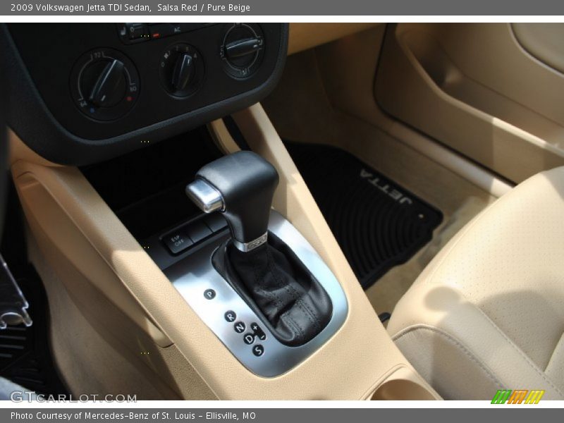 Salsa Red / Pure Beige 2009 Volkswagen Jetta TDI Sedan