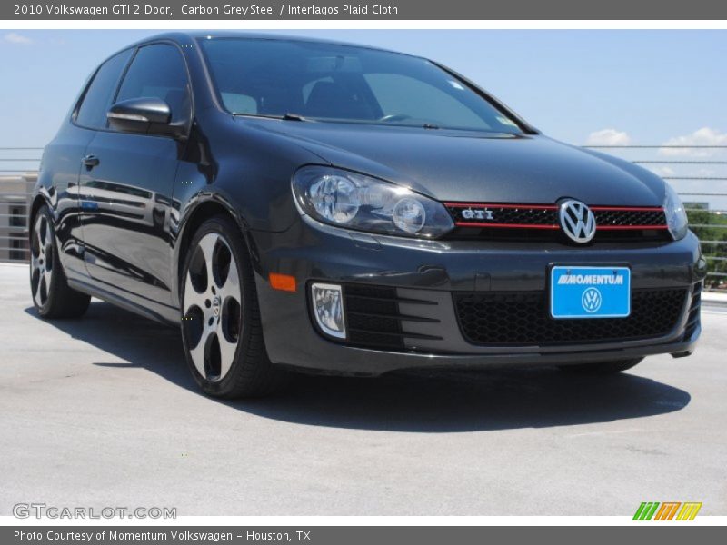 Carbon Grey Steel / Interlagos Plaid Cloth 2010 Volkswagen GTI 2 Door