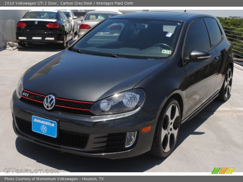 Carbon Grey Steel / Interlagos Plaid Cloth 2010 Volkswagen GTI 2 Door