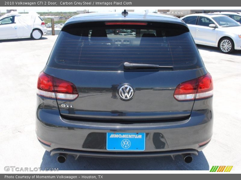 Carbon Grey Steel / Interlagos Plaid Cloth 2010 Volkswagen GTI 2 Door